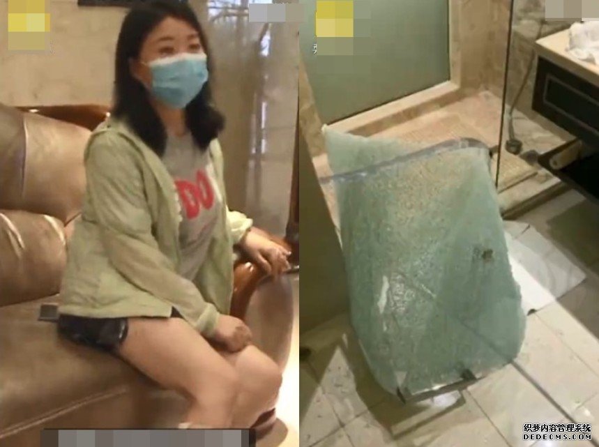 沐鸣总代理酒店浴室门突爆裂 成都女子身上多处被割伤