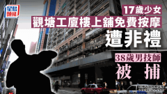 沐鸣注册登录聲稱提供免費按摩 觀塘38歲男技師趁機非禮17歲少女被捕